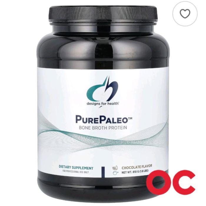 Gambar Designs for Health PurePaleo Bone Broth Protein Chocolate 1.8 lbs dari dedisture undefined Tokopedia
