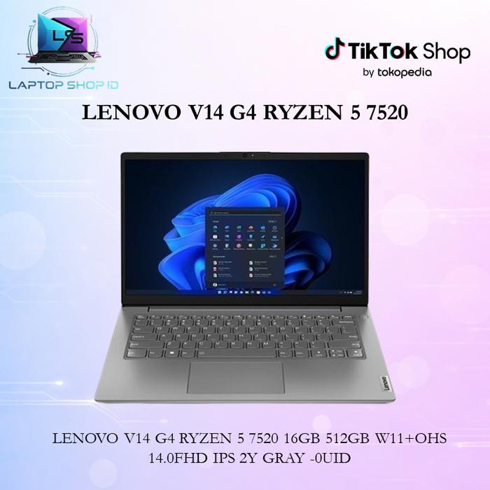 Promo Lenovo V14 G4 Ryzen 5 7520 16GB 512GB W11+OHS 14