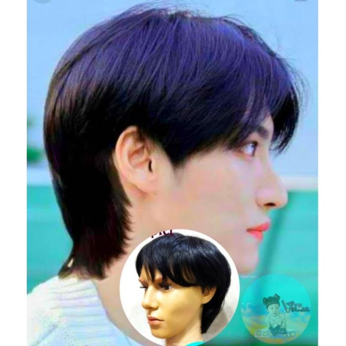 Gambar WIG PRIA MULET MODEL KOREA - Tutup Botak, Standar dari FAIZAL HARIS PRABOWO-qixAhnqAYoGmv undefined 3 Tokopedia