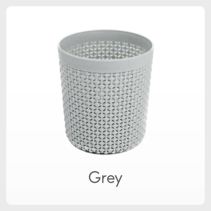 Gambar OHSOME SUNMIKI Keranjang Mini Plastik Tempat Sendok Garpu Peralatan Dapur - Grey dari OHSOME Homeliving undefined Tokopedia