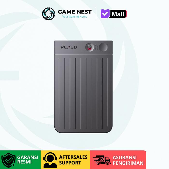 Gambar PLAUD NOTE AI Voice Recorder Empowered by ChatGPT Support Bahasa Indonesia Resmi - Black, ID dari GAME NEST Kota Administrasi Jakarta Pusat Tokopedia