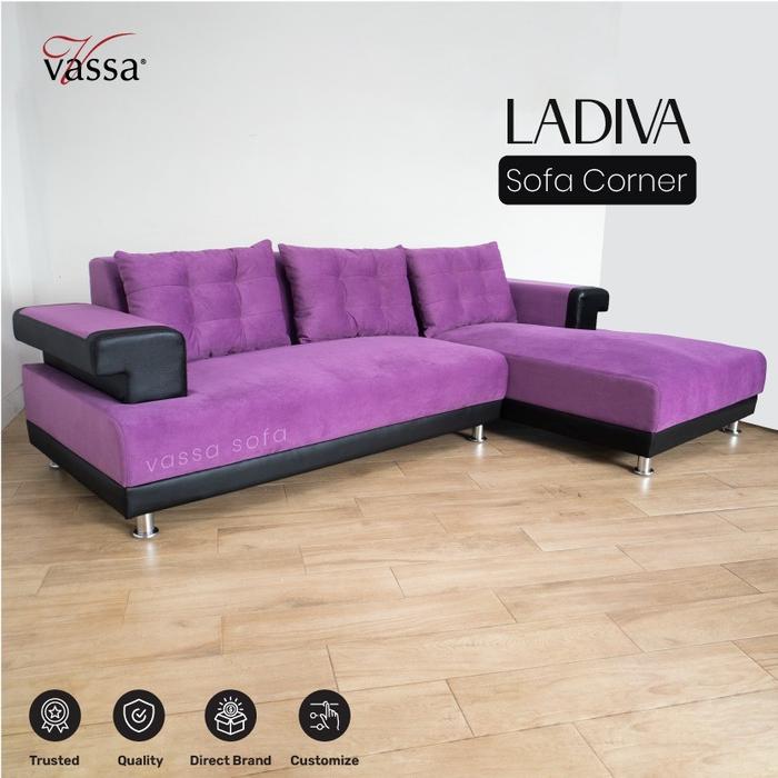 Gambar Sofa Corner Ladiva Sofa Sudut Sofa Minimalis By Vassa dari Vassa Sofa & Home undefined Tokopedia