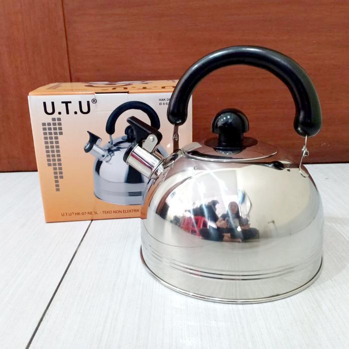 Gambar CERET KETEL TEKO SIUL STAINLESS 5L/ 3L UTU - UTU 3 L dari SABAR SUBUR ELECTRONIK undefined Tokopedia
