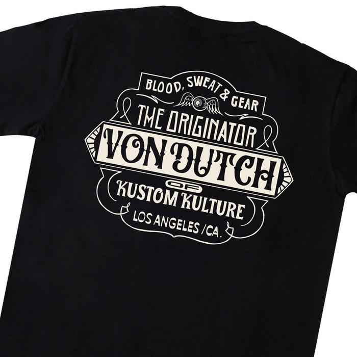 Gambar COD Von Dutch Tshirt 0597 Black Kaos Pria dan Wanita T-Shirt - S dari AMEILINA DWI LESTARI undefined Tokopedia