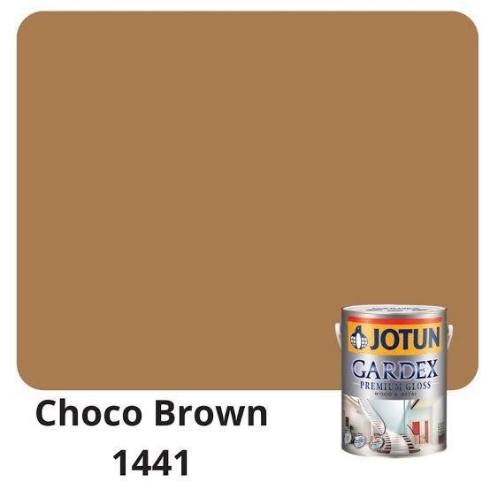 Gambar CAT JOTUN GARDEX SEMI GLOSS 1L / 9928 SOLID STEEL - CHOCOBROWN1441 dari MATERIAL ON undefined Tokopedia