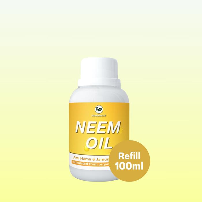 Gambar Workplant - Neem Oil Pestisida Nabati Alami Minyak Mimba Siap Pakai Musim Hujan Bebas Hama Tanaman - Refill 100ml dari workplant official Kota Surabaya Tokopedia