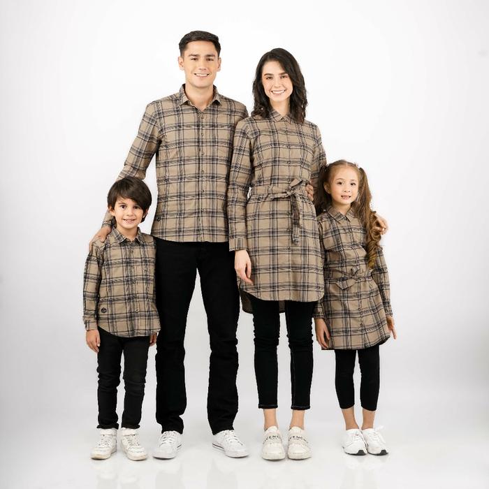 Gambar Cressida Couple Family Set Kemeja Tunik - CR026C dari Cressida undefined Tokopedia