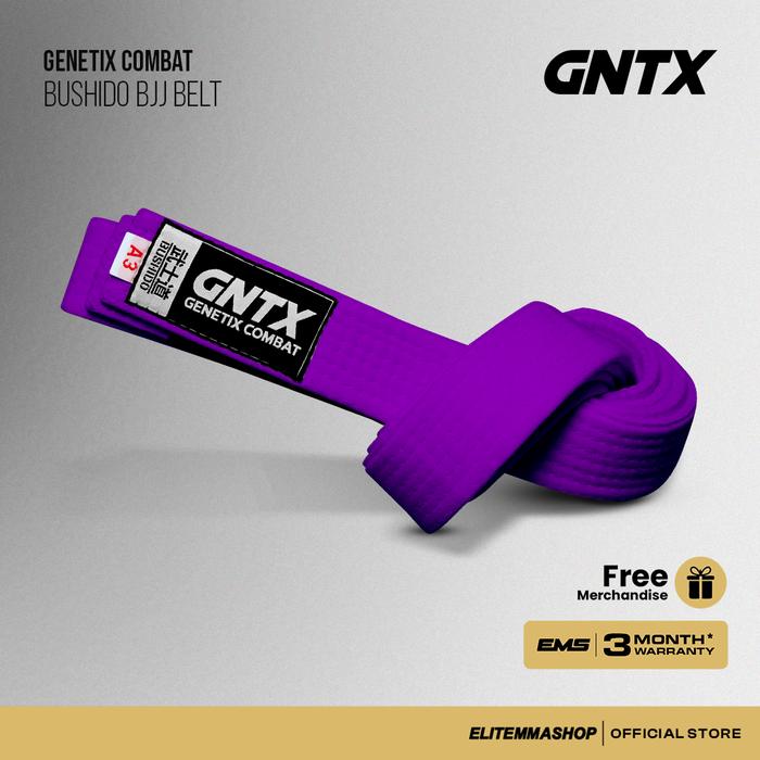 Gambar GENETIX Bushido BJJ Belt Purple Sabuk Brazillian Jiu Jitsu - A1 dari ELITE MMA SHOP undefined Tokopedia