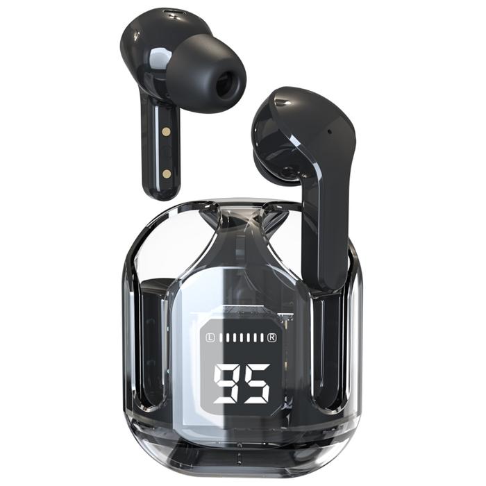 Gambar [3 GRATIS] KY8 MINI Transparan Earphone, 5 Warna, Suara Stereo Level HiFi, Earphone Nirkabel Bluetooth, Layar Digital LED, Kontrol Sentuh, Headset Peredam Bising, Mikrofon Internal - Hitam dari KY TECH INDONESIA undefined Tokopedia