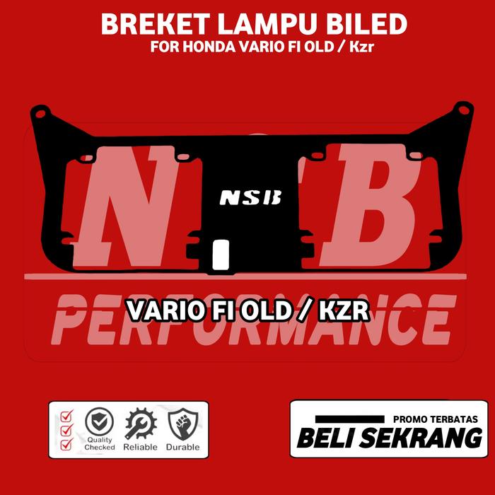 Gambar Breket Dudukan Lampu Biled Projie 2.5 Inch Pnp Vario Fi Old Vario 125 Kzr - Motorcycle - VARIO FI OLD/KZR, BREKET BILED 2,5 dari META VARIASI undefined Tokopedia