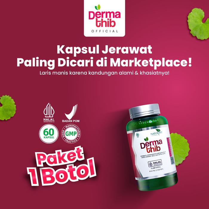 Gambar Suplemen Jerawat Dermathib – Atasi Jerawat & Bekasnya Wajah Glowing Tanpa Noda dari KLIK HALAL undefined Tokopedia