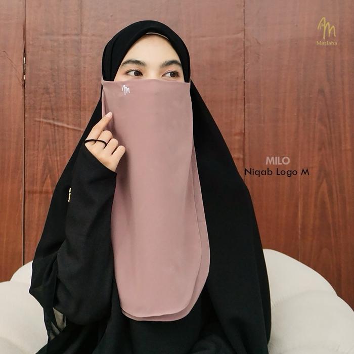 Gambar Maslaha Niqab | Niqab Tali Cadar Tali Babydoll Niqab Logo M - Milo dari Maslahaniqab Kab. Bandung Tokopedia