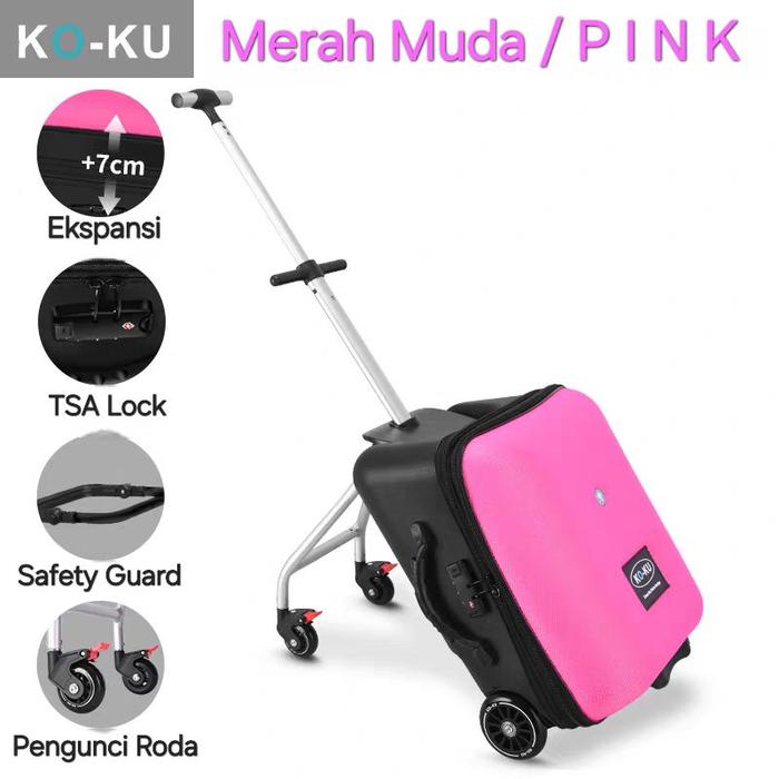 Gambar Koper Stroller Stroller Tas Koper Luggage Travelling Koper Micro - Pink dari Delizia ID undefined Tokopedia