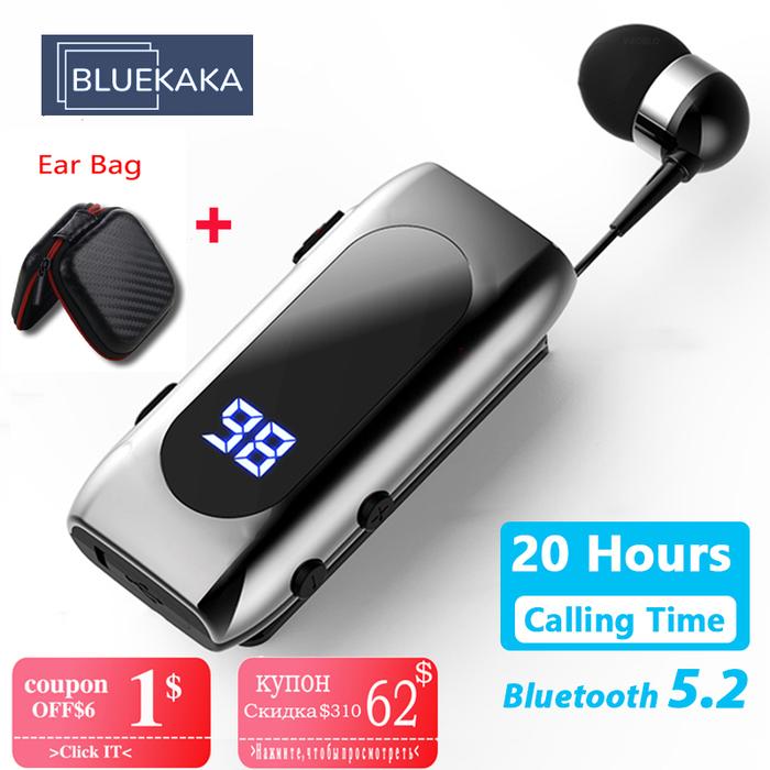 Gambar 2022 K55 Earphone Bluetooth 5.2 with Wire Wireless Clip on Headphone Call Remind Vibration Business Headset Handsfree Earbuds dari PT GELAS MOTIF ANYARRRRR undefined Tokopedia