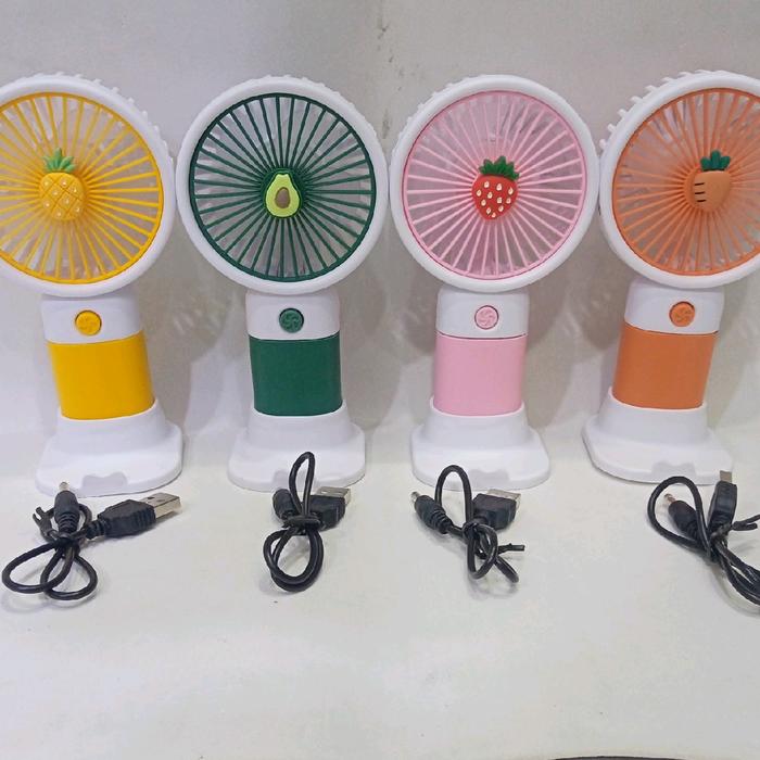 Gambar kipas mini buah virall plus stand dari Kashoka undefined Tokopedia