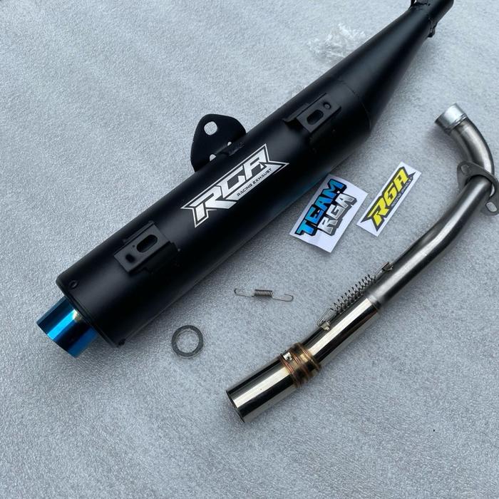 Gambar knalpot std racing jupiter dan vega Original RGA Racing Exhaust Motor - jupiter z dari rga racing exhuast undefined Tokopedia