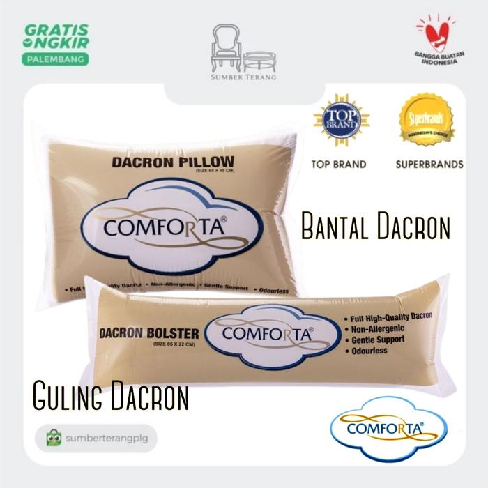 Gambar Bantal Dacron Comforta Dacron Pillow Bantal Kepala Guling Tidur Guling Dacron Guling Comforta Dacron Guling Dakron - 1 BANTAL dari Sumber Terang PLG undefined 4 Tokopedia