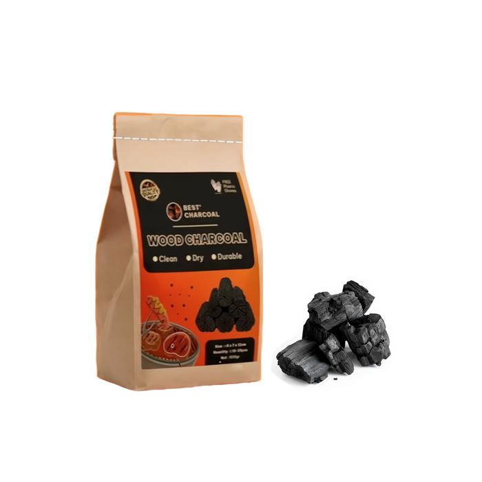 Gambar Arang Briket Hexagonal Cube Batok Brongkol Kayu BBQ Ekspor Premium A+ - A.Kayu 500gr dari Best Charcoal Grosir undefined Tokopedia
