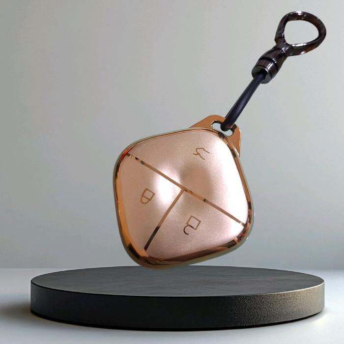 Gambar SARUNG CASING KUNCI REMOTE WULING AIR EV BINGUO EV KEYLES 3TOMBOL SILVER GOLD - gold emas dari TOKOSPORTIVO undefined Tokopedia