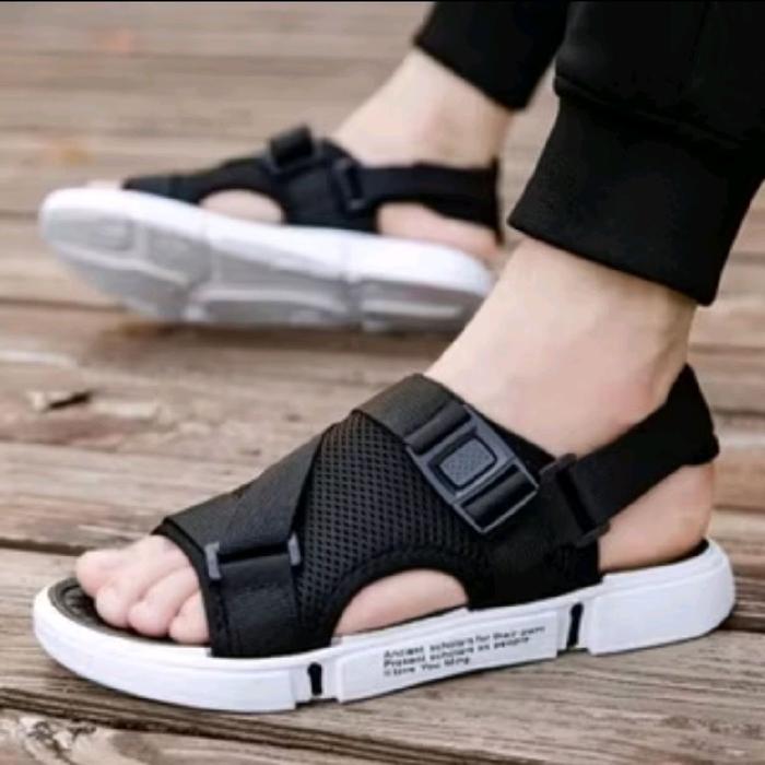 Gambar Sendal Umroh Pria Sendal Gunung Model Tali Fashion Keren - Putih, 44 dari GANDARIA SEPATU undefined Tokopedia