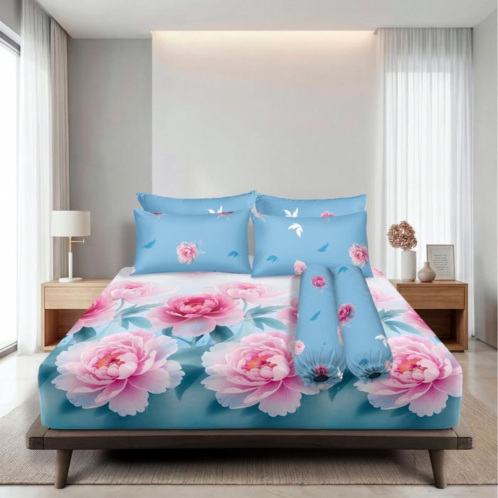 Gambar Illusions - Sprei King 180x200 Tinggi 25Cm Bantal 2 - New Launching - Calia dari Lady Rose Sprei Kab. Bandung Tokopedia