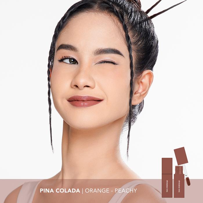 Gambar Sea Makeup Ombre Bundle Lacquer Shake Lip Ink Long-lasting Pewarna Bibir Lipstick Gloss Waterproof - Pina Colada, Pina Colada dari Sea Makeup undefined 4 Tokopedia