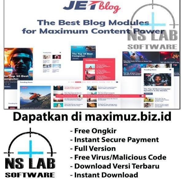 Gambar (WP Plugin) JetBlog - Blogging Package for Elementor Page Builder - Reguler dari Unkl33ds Software undefined Tokopedia