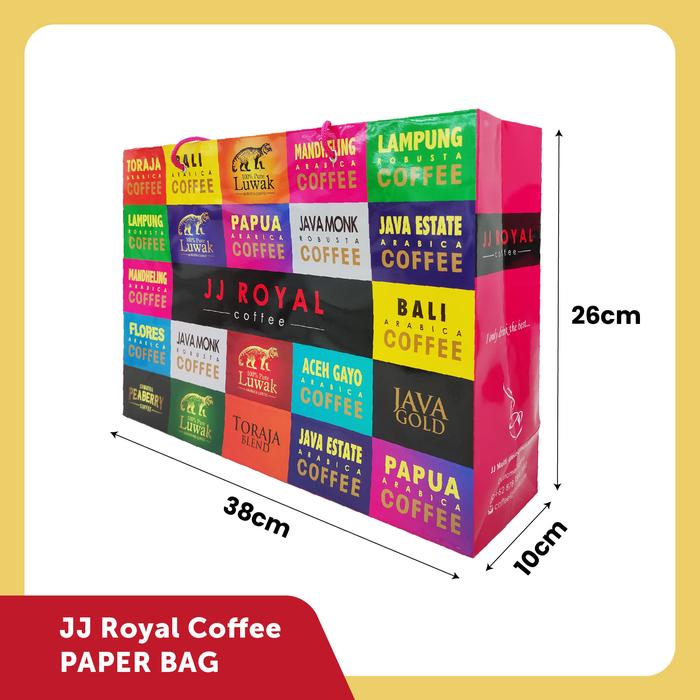 Gambar Paper Bag Small JJ Royal Coffee - Big / Besar dari JJ Royal Coffee ID Kota Administrasi Jakarta Timur Tokopedia