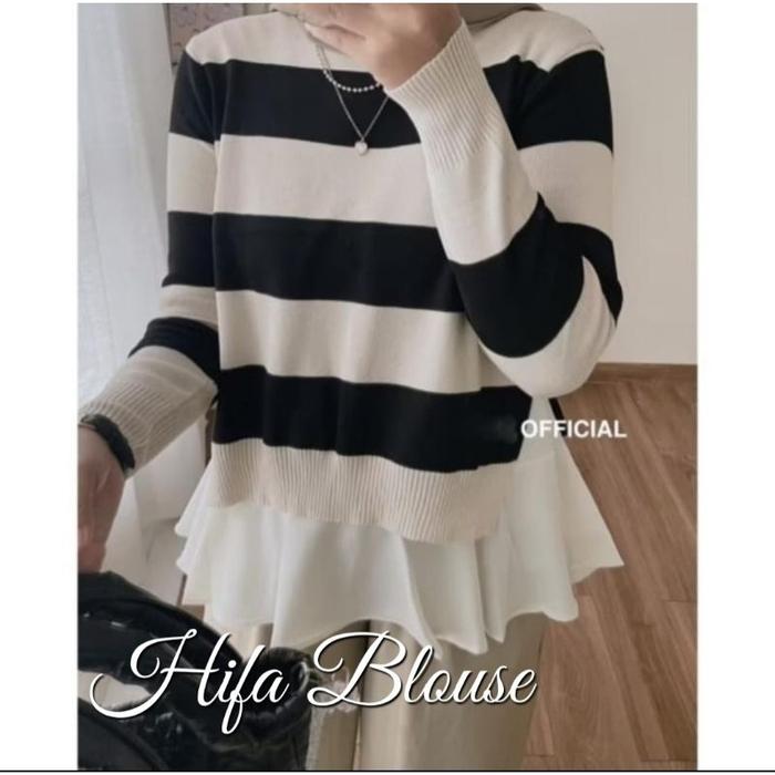 Gambar HIFA BLOUSE / BLOUSE 2 IN 1 / ATASAN WANITA LEBARAN / BAJU BUAT LEBARAN / BAJU WANITA dari UDINJAMAL123112 undefined Tokopedia