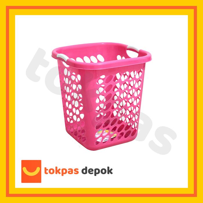 Gambar Keranjang Serbaguna Baju Kotor Pakaian Fedora Green Leaf 934 Keranjang Serbaguna Baju Laundry Pink keranjang  mainan anak bertutup laundry  hamper storage  box tempat  pakaian organizer  aesthetic - Pink dari Toko Pasti Puas Depok undefined Tokopedia