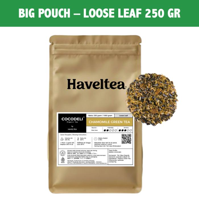 Gambar CHAMOMILE | Pouch | Cocodeli by Haveltea Organic | Floral Green Tea - Loose Leaf 250g dari HAVELTEA undefined Tokopedia