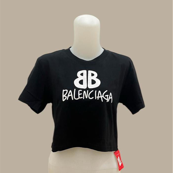 Gambar BAJU KAOS CROP BALENCIAGA - Putih dari MENANG DEPT STORE AMBULU undefined 4 Tokopedia