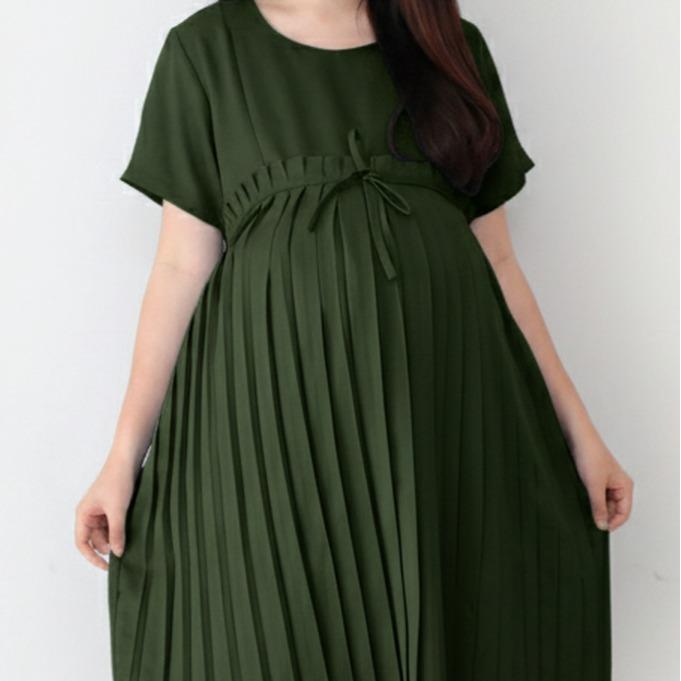 Gambar Baju Hamil Menyusui FDM154 - HIJAU TUA, Standar dari Eve Maternity Store undefined Tokopedia