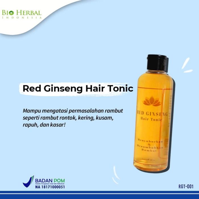 Gambar GO - RED GINSENG HAIR TONIC BPOM ORIGINAL 250ML BY BIO HERBAL dari Go Shopping Center undefined Tokopedia