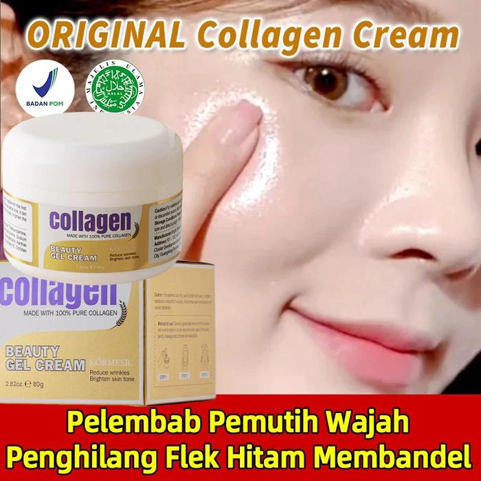 Gambar beluvstore - [New] 80g Collagen Cream Siang Malam Retinol Cream Anti Aging Perbaikan Retinol Night Cream Penghilang Flek Hitam Whitening Collagen Glowing Face Cream BPOM Menghilangkan flek hitam di wajah Anti Penuaan Anti Kerut dari Beluvstore undefined Tokopedia