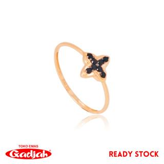 Gambar Cincin Emas Ninja Mata Tabur - Toko Emas Gadjah - Kuning Mt Hitam, 8 K - Uk 19-20 dari Toko Emas Gadjah - Sejak 1918 undefined Tokopedia