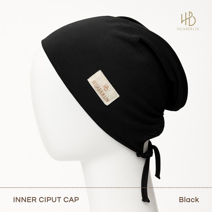 Gambar HIJABERLIN - Ciput Inner Basic Cap Premium I Aksesoris Hijab Haji & Umroh Set - Ciput Basic Cap Black dari Hijaberlin undefined Tokopedia
