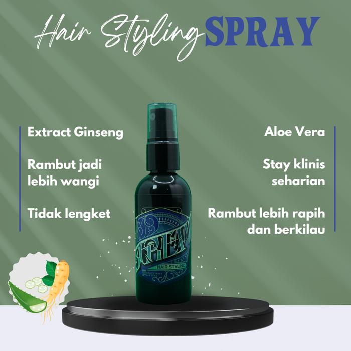 Gambar Scream Minyak Rambut Pria Spray / Klimis Sepanjang Hari Ekstrak Gingseng dan Aloe Vera / tidak bikin Ketombe / rambut Kering keliatan basah seharian Perawatan Rontok Shampoo Kusam dari Presiden Pomade Store undefined Tokopedia
