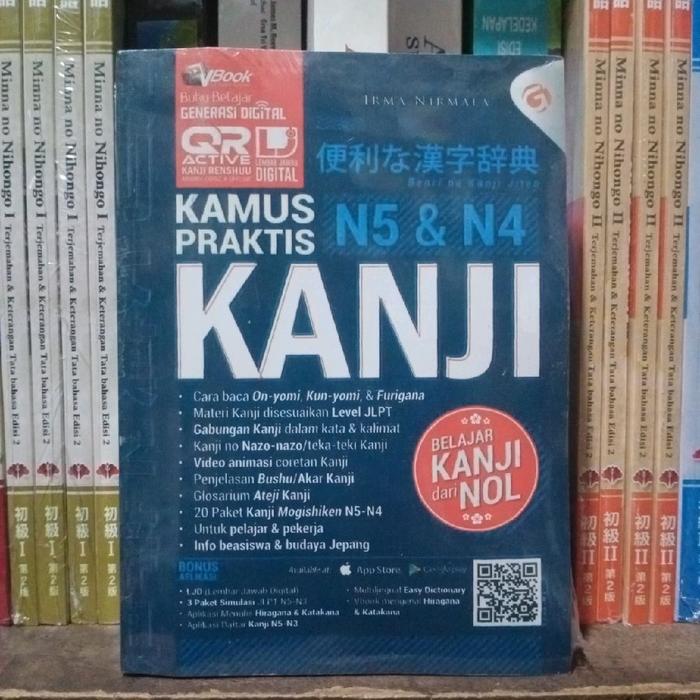 Gambar KAMUS PRAKTIS KANJI N5 & N4 BELAJAR KANJI dari NOL - IRMA NIRMALA dari syahdanbooks undefined Tokopedia