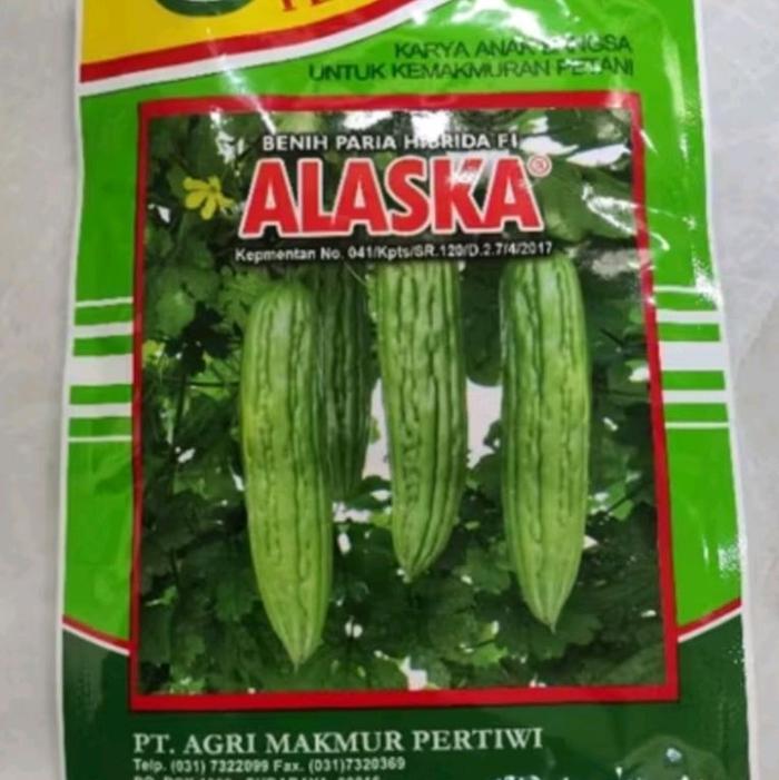 Gambar Benih Paria Hibrida F1 ALASKA 10 Gram (+/-55-60 Biji) Perawatan Mudah, Tipe Buah Hijau Mengkilat Bentuk Silindris - BENIH Pertiwi Kadaluwarsa terbaru 2026. dari ELANG TANI MANDIRI undefined Tokopedia