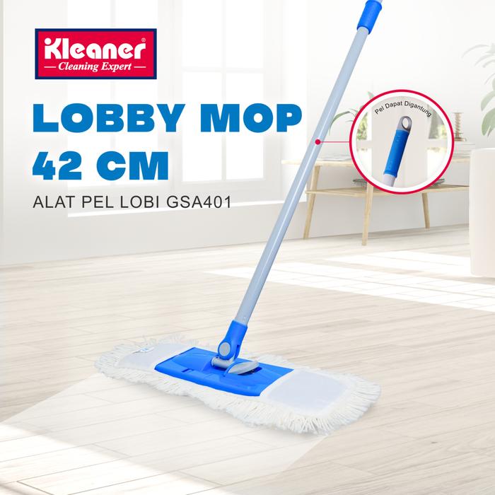 Gambar Kleaner Alat Pel 42 Cm Lobby Duster Floor Mop Pembersih Lantai Lobi GSA401 dari Kleaner Indonesia undefined Tokopedia
