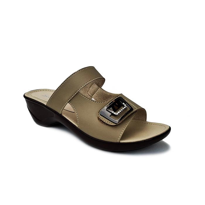 Gambar Sandal wedges Wanita Cream Cantik Wedges Ibu ibu Modis Kondangan Sendal Jepit Cewek - Cream, 36 dari Hellyolshop_NEW undefined Tokopedia