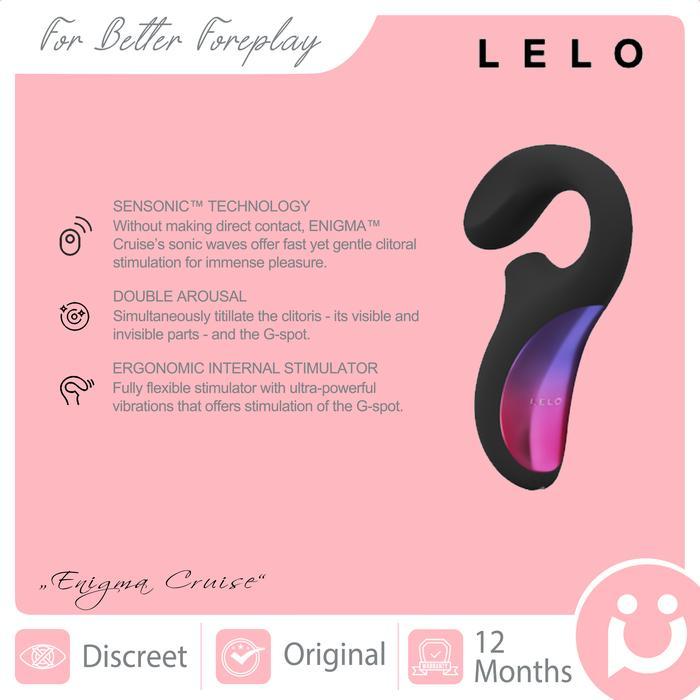 Gambar LELO Enigma Cruise, Dual Stimulator with Cruise Control (Stimulasi untuk Wanita dengan Getaran dan Denyut Udara) - Black dari ZoomMotion undefined Tokopedia