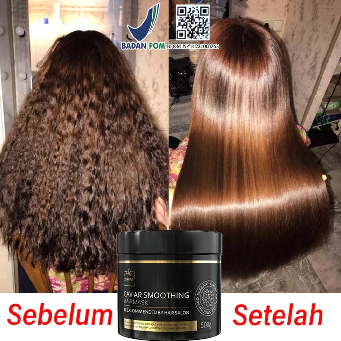 Gambar BPOM Pelurus rambut permanen tanpa catok All Hair Types Krim pelurus rambut Masker rambut Keratin hair treatment Masker rambut kering dan yang keriting - 1 pcs dari THOHO MALL undefined Tokopedia