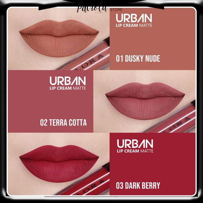 Gambar IMPLORA URBAN LIP CREAM MATTE ALL Shade - brown sugar , latte, ombre lipcream, lipstik - 01 Dusky Nude dari WillGlows undefined Tokopedia