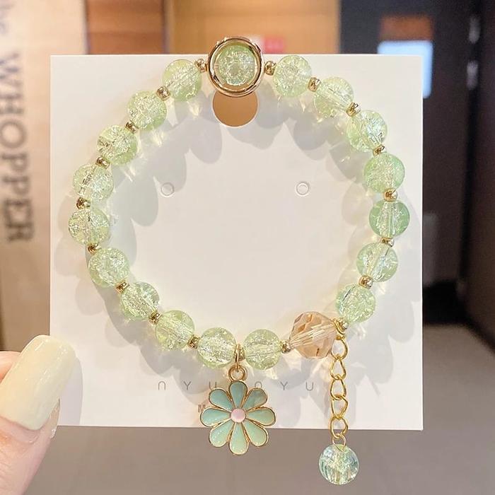 Gambar CODGelang Kristal Manik-manik Korea Gaya Gelang Pelajar Bunga Matahari Perhiasan Jadi Wanita Aster Kecil - Colorful dari Surya Jaya undefined 4 Tokopedia