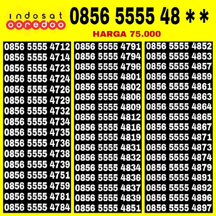 Gambar Nomor Cantik Indosat 4G LTE Kartu Perdana IM3 Ooredoo Card - IM3 75RB - G1 dari JNA CELL undefined Tokopedia