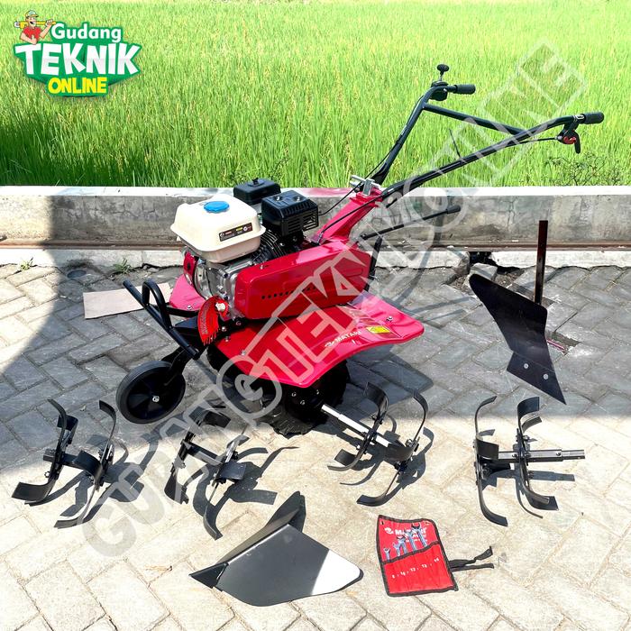 Gambar Mesin Traktor Mini Cultivator MMT800I CI RED MATARI / Mesin Bajak Sawah Kebun Lahan Basah Kering Kultivator - Tiller Cultivator MMT 800I MMT-800I MATARI - PAKET B dari Indo Teknik 77 undefined Tokopedia