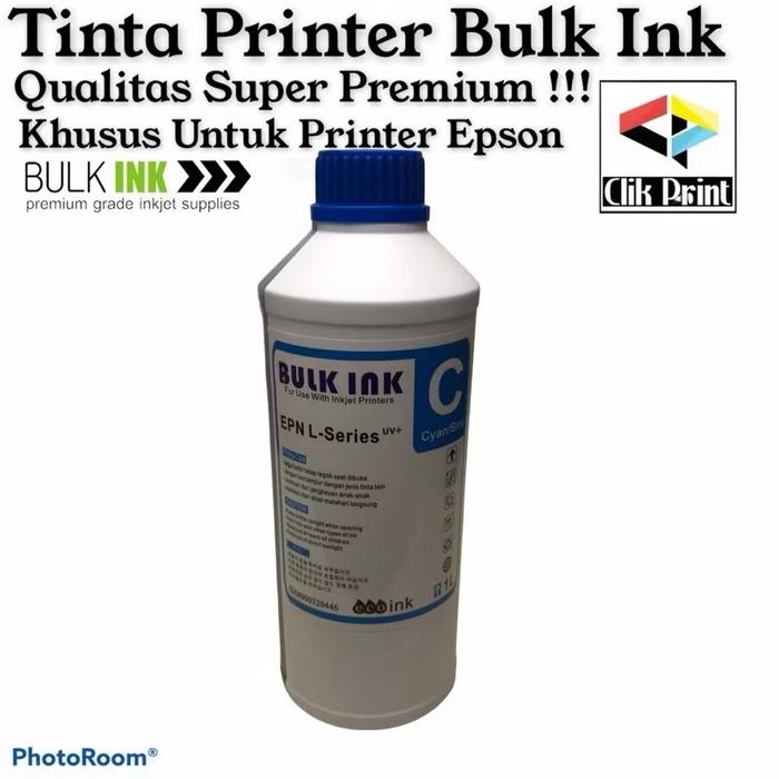 Gambar Tinta Bulk Ink Premium Series Kemasan 1 Liter - Biru dari Clik Print Solutions undefined Tokopedia