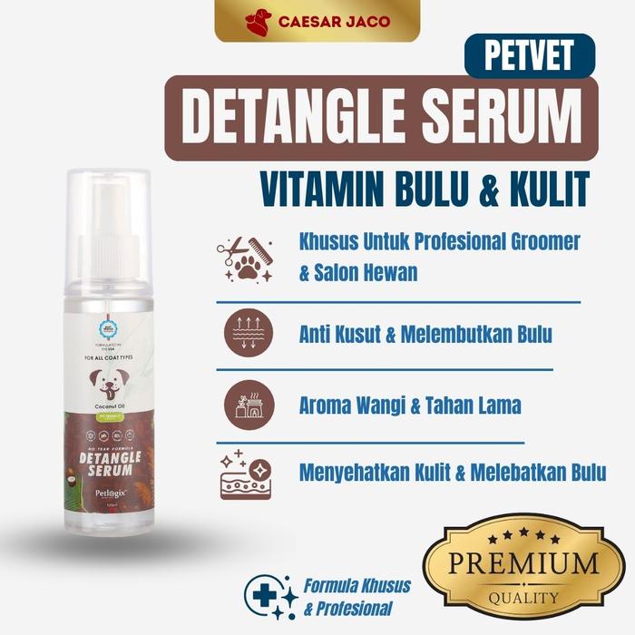 Gambar BEST SELLER Detangle Serum + Vitamin Bulu + Parfum Cologne Anjing Kucing Hewan - 50ml dari Caesar JacO undefined Tokopedia